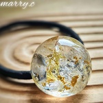 ルチルクォーツのあめ玉ヘアゴムmarry.c's handmadeaccessory