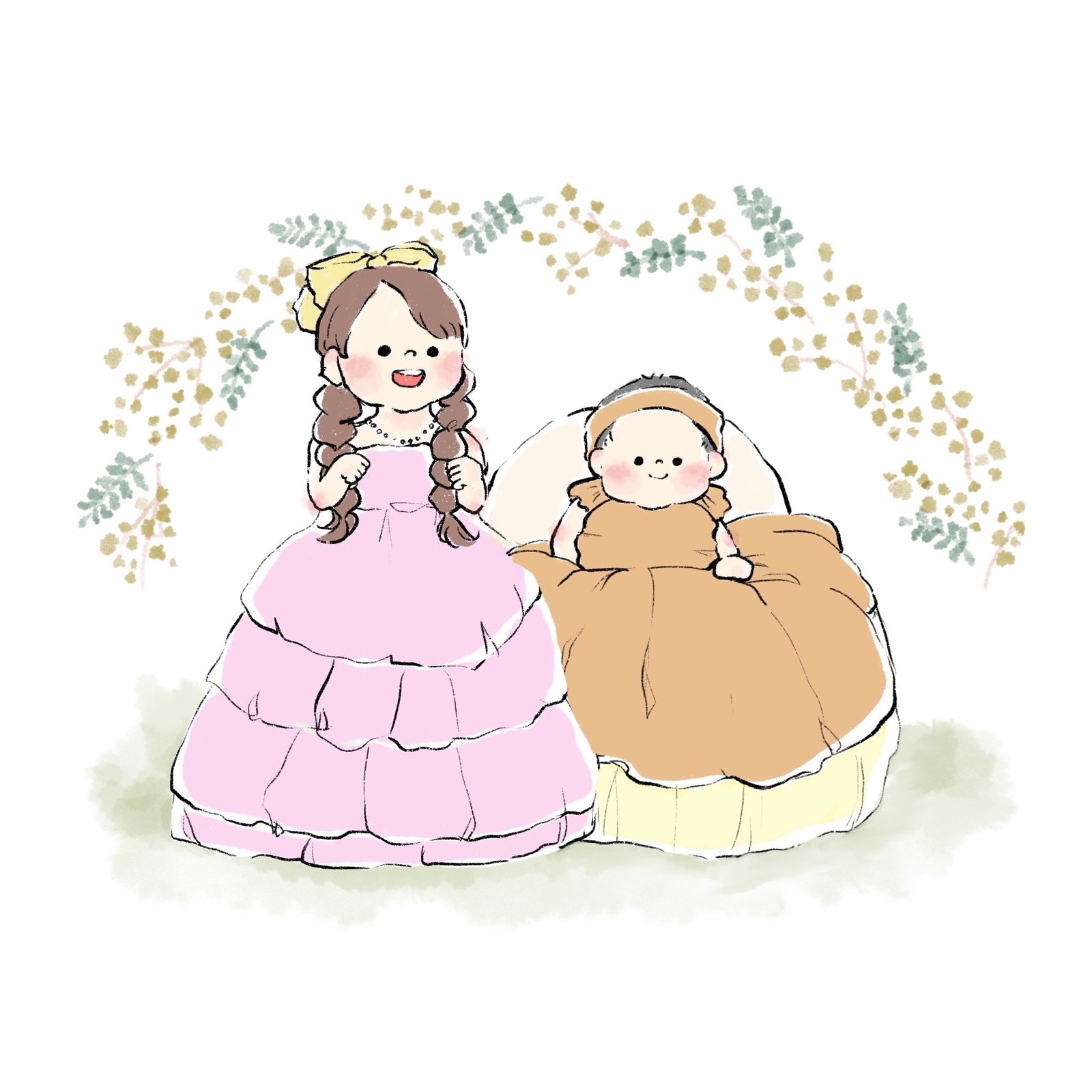 似顔絵イラストsampleページ♡ 💛似顔絵イラスト💛 - P-CHANの似顔絵屋さん | minne byGMOペパボ 国内