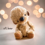 A.bear  No.0121  テディベア　ブラウン