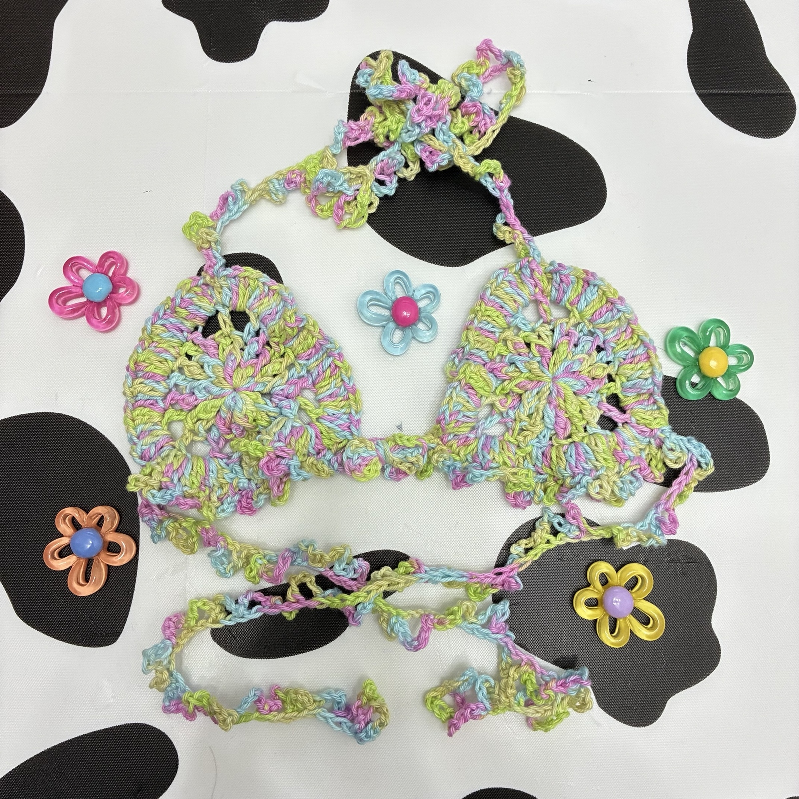 Candy knit ビキニビスチェ🍬 - 💜Chao2(ちゃおちゃお)💜 | minne
