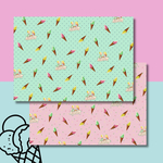【ice cream shop】デザインペーパー　10枚