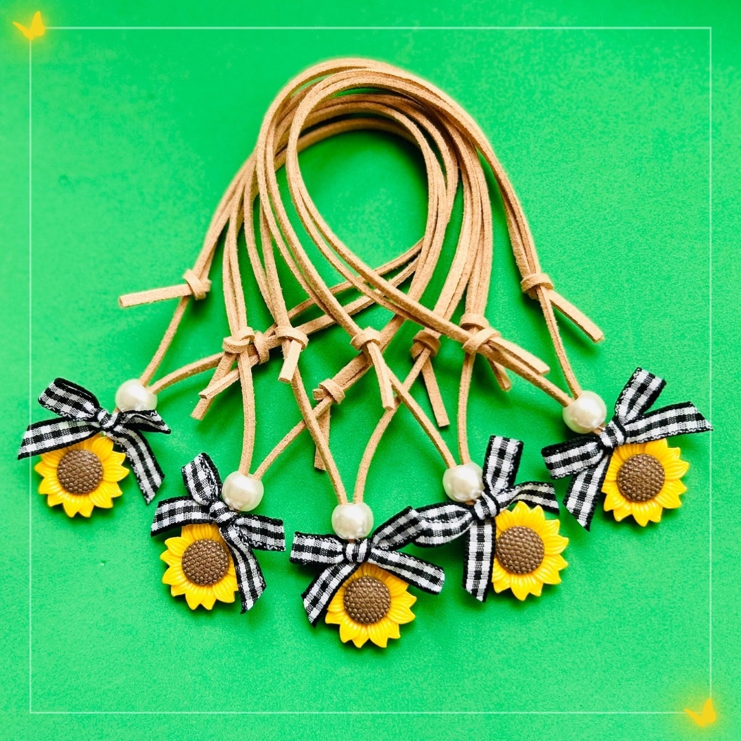 🌻ひまわりチョーカー💛 ＊10本（1セット）＊ トリミングチョーカー 犬