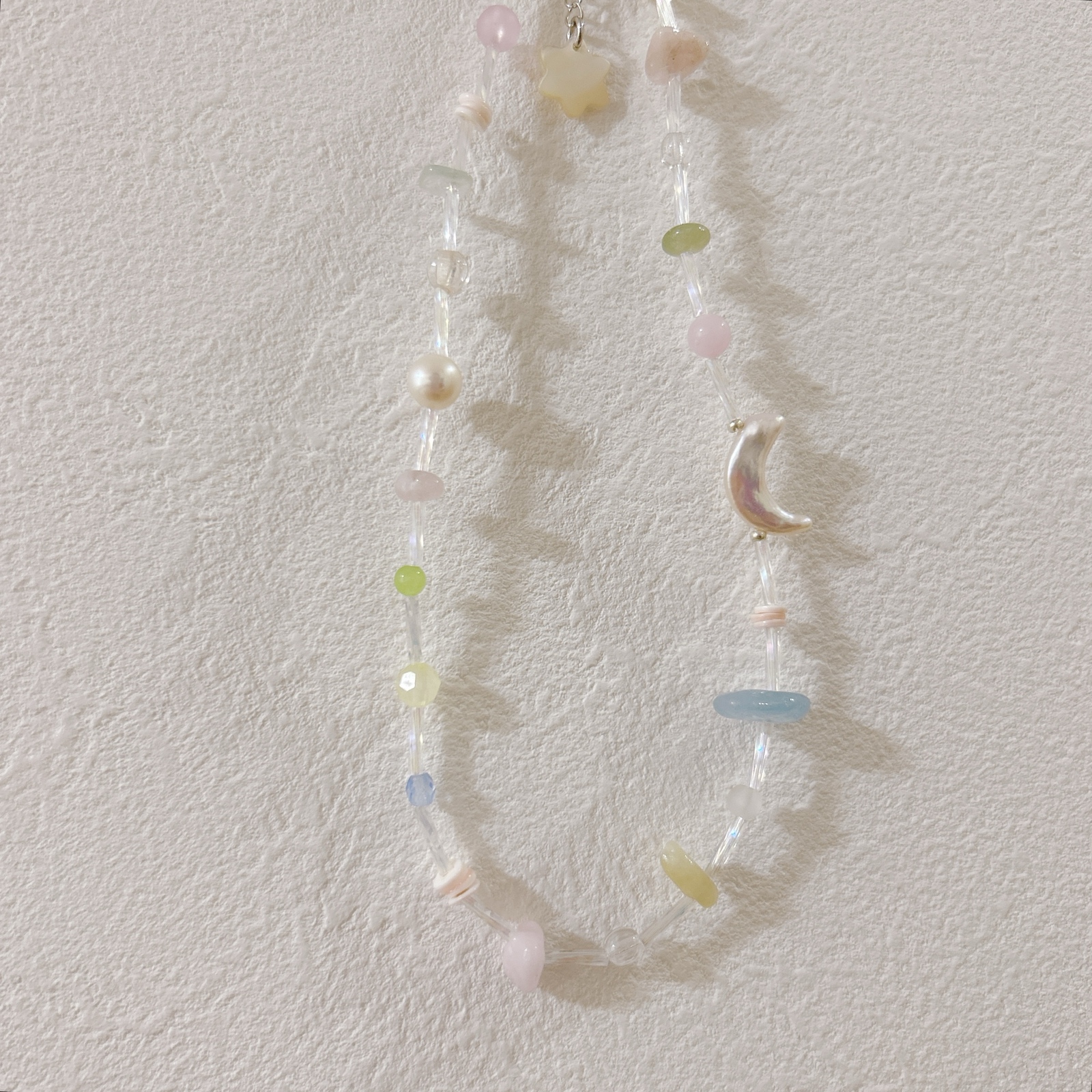 no.659／a'moureveビーズネックレス ハンドメイド 古着 韓国 - 𝔸
