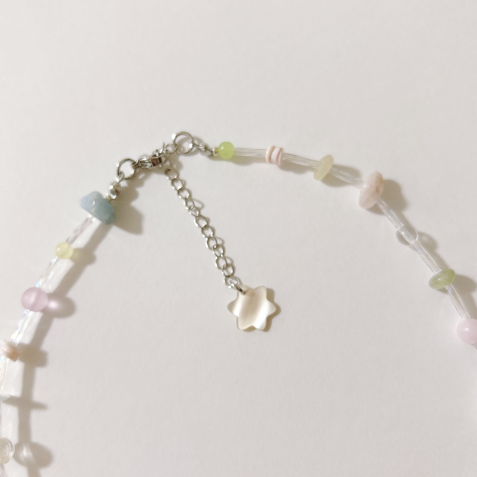 no.659／a'moureveビーズネックレス ハンドメイド 古着 韓国 - 𝔸