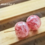 幸せを呼ぶ桜貝一粒ピアス・イヤリング.｡*･ﾟﾟmarry.c's handmadeaccessory