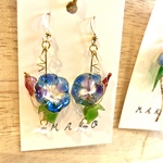 朝顔と蕾のピアスorイヤリング