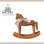Wooden Carved Horse RKLK Ribbon