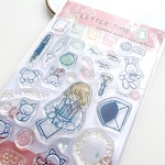 クリアスタンプ　LETTER　TIME