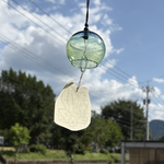 夏山の木漏れ日の風鈴＊ガラス風鈴＊一点もの
