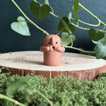【ほっぺムニュハニワ】ほっぺをムニュっとしてるハニワ｜テラコッタの小さな置物｜癒しのミニチュアインテリア ゆるかわ プレゼントにも