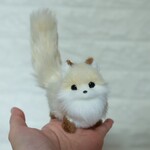 ポン狐＊ぬいぐるみ＊キツネ＊人形＊アートドール