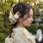 髪飾り 卒業式 エマイユ 卒業式髪飾り 結婚式髪飾り 成人式髪飾り 前撮り髪飾り 着物 和装 水引 水引き 袴 ドレス 水引髪飾り 水引き髪飾り 紐 紐髪飾り タッセル紐 タッセル紐髪飾り 金箔