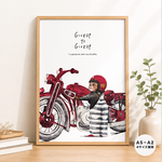 「Give up to give up」A3ポスター