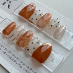 amber dot.🧡ネイルチップ