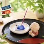 鯉のぼり🎏のお香立て(受皿付き)