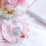【新作✨】【リボン×ハート🎀🍓】 マタニティマーク 両面 マタニティキーホルダー いちご 全3色 マタニティロゼット 母子手帳 妊娠 プレママ 赤ちゃん 双子 三つ子 おなかに赤ちゃんがいます 妊婦 