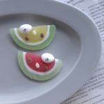 ＼黄色のスイカ!!!!!!あざらしさんのキーホルダー／