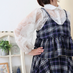 Melting Sheer blouse 長袖
