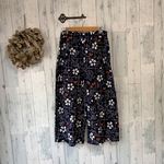 ☆　sale   浴衣リメイク　有松絞り　花柄ワイドパンツ♪