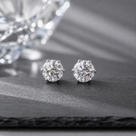 【JORIE】Heart & Cupid ♡美しい輝き一粒極上ピアス／イヤリング　サージカルステンレス刻印　