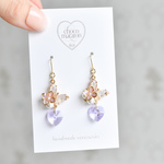 butterfly＆Heart ピアス/イヤリング