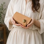 本革ロングサイズ財布　コンチョ　（受注製作）
