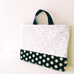 くま柄♡絵本バッグWhite