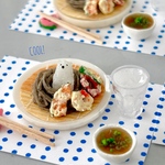 miniature 白くまおろし天ざる蕎麦