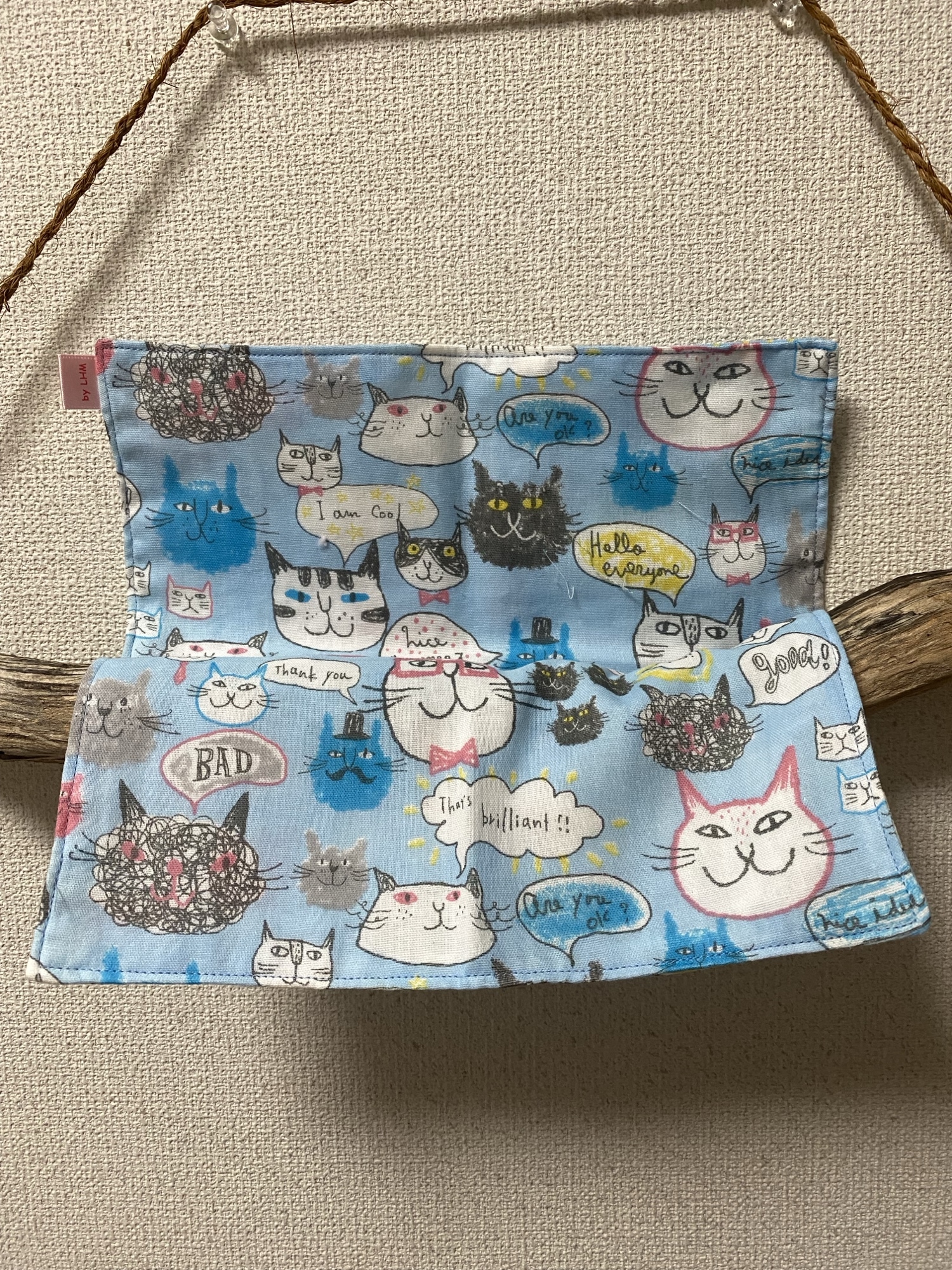 猫柄ハンカチ - lucky happy Market | minne byGMOペパボ 国内最大級の