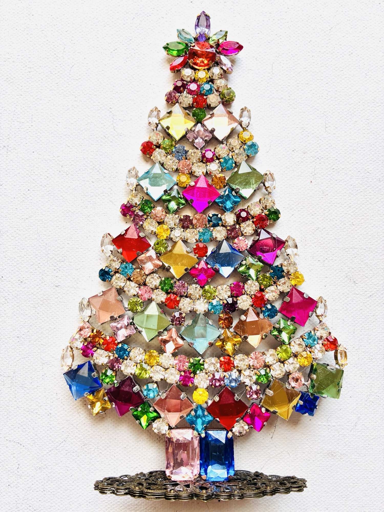 チェコ ラインストーン チェコガラス クリスマスツリー