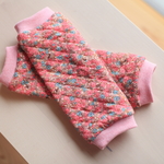 訳あり品【60～80】　花柄かわいいレッグウォーマー