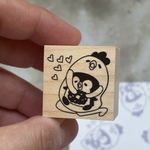 【ラバースタンプ】アンバタ食ペンとかあさん