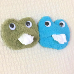 癒しのフカフカポケットティッシュ入れだケロ❣️