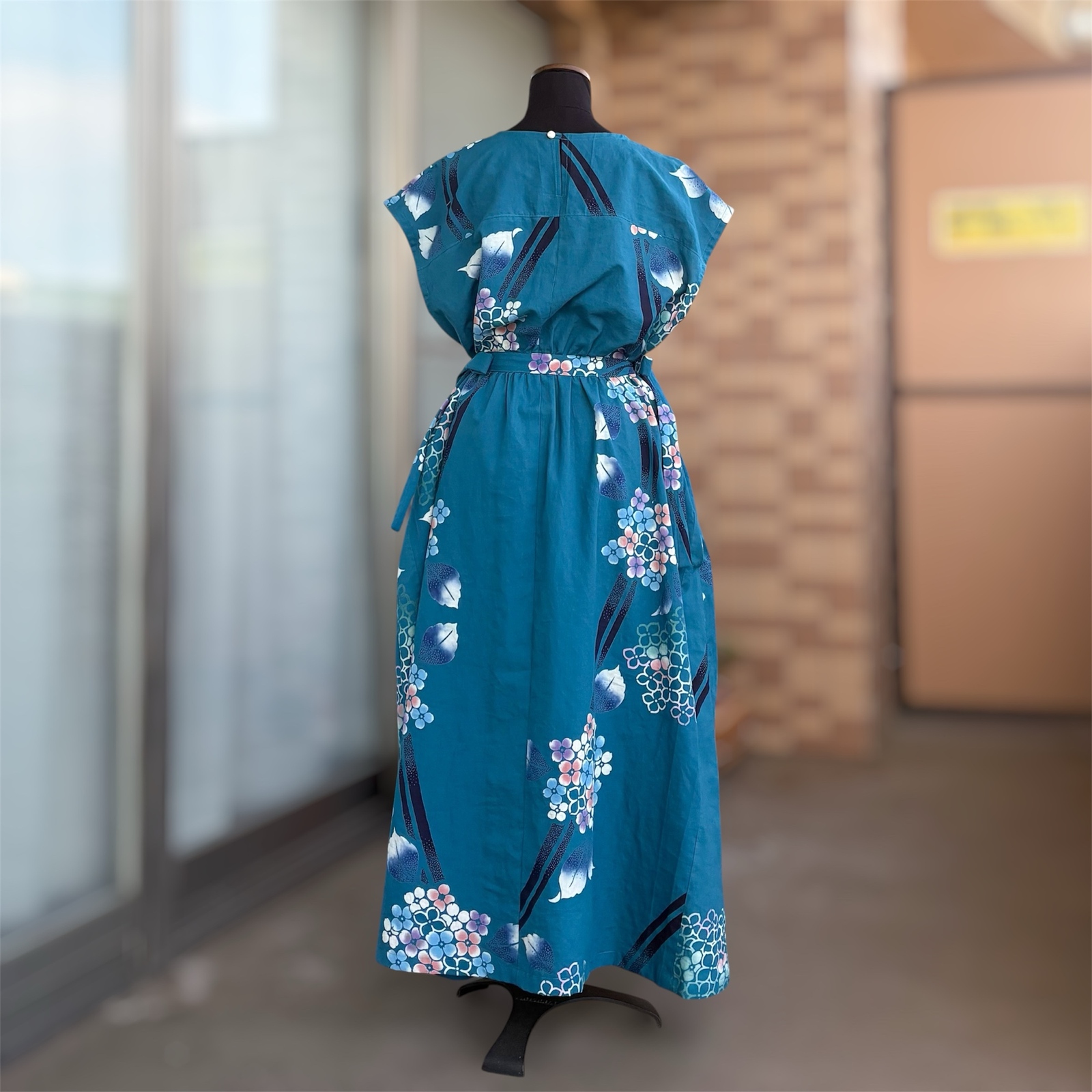 浴衣 ギャザー ワンピース 着物リメイク - Re:kimono Takao | minne