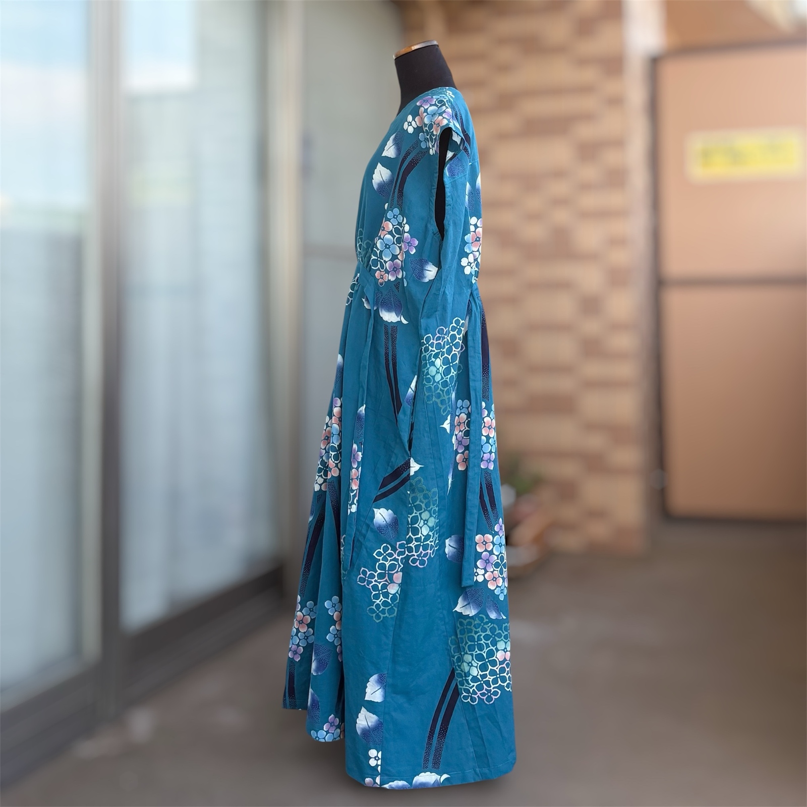 浴衣 ギャザー ワンピース 着物リメイク - Re:kimono Takao | minne
