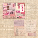 【pink ephemera 】A4デザインペーパー10枚