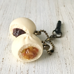 肉まんとあんまんのスマホピアス