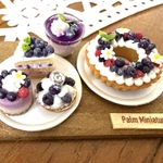 ＊palm miniature＊ミニチュア＊ブルーベリースイーツ