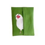 ひょっこり白文鳥のポケットティッシュケース