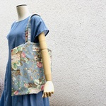 【SUMMER SALE❤︎20%OFF】ぺたんこトートが主役かも知れないワンピース