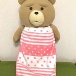 【10/29〜販売予定】保育園 離乳食  食事 お出かけ先で大活躍の2枚重ねタオルエプロン！(キラキラスター ピンク) 嬉しいひも調節付きだから長く使える♫    