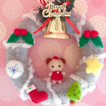 クリスマス・くまさん・リース