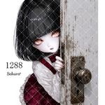 《 No.1288 》Sakuraꕤ オリジナル人物ステッカー シール ステッカー