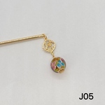 J05 かんざし　蜻蛉玉簪　トンボ玉　1本挿しかんざし　とんぼ玉かんざし　簪