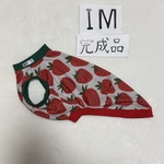 ［ＩＭ完成品］イタグレ服 クールタンク［クルーネックいちご柄］