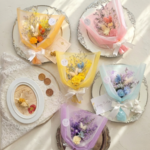 ミニ花束　オーダー　メッセージ　ドライフラワーギフト　送別会　推し活　誕生日　発表会　　 部活　卒園式　卒業式　ひな祭り【受注制作】