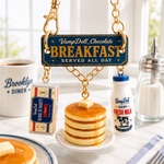 プレート付きミニチュアバッグチャーム(BREAKFAST)