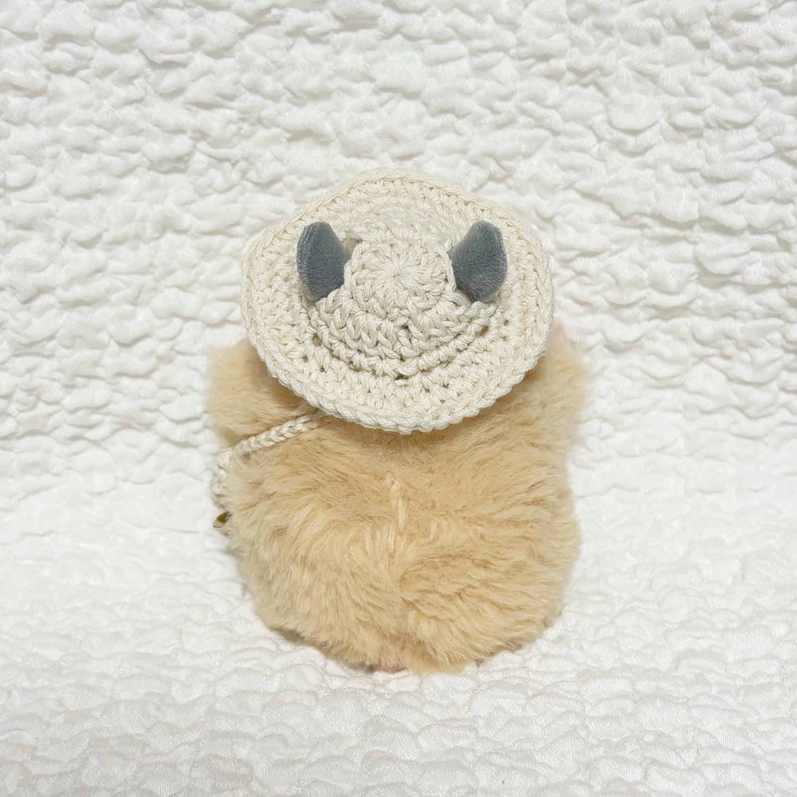 はじめてのおでかけセット アイボリー ぬい服（はむにぎり着用例