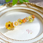 【花畑のヘアクリップ】　レジンアクセサリー