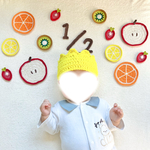 【毎月数量限定販売】編み物ハーフカットフルーツ🍎